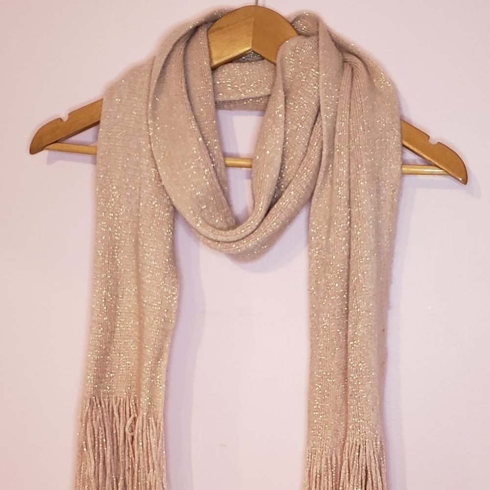 Charming Charlie Rose Gold Sparkle Scarf 🎉